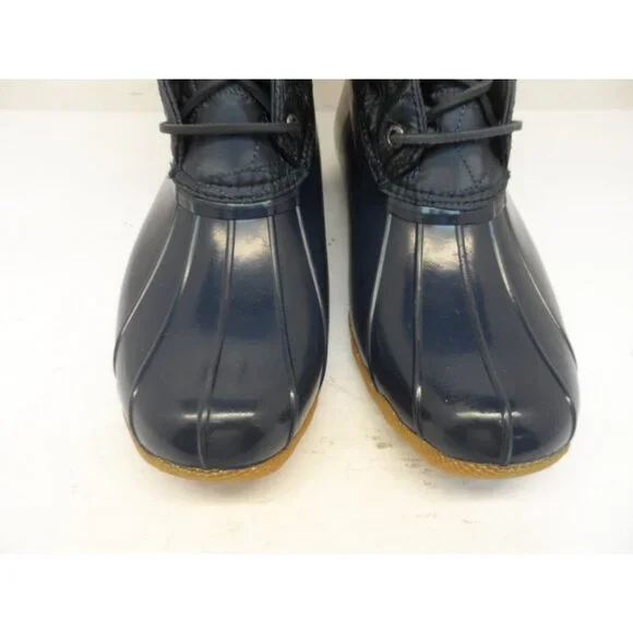 Sperry Women's STS82681 Saltwater Nylon Quilt Rain Boot Navy Size 8M - Picture 8 of 9